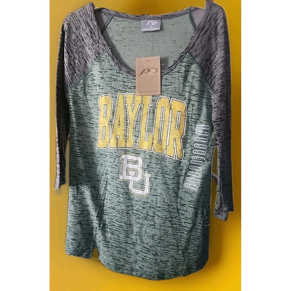 Baylor PRO PLAYER raglan Womens Shirt NWT B7 Excellent Football Bears XL NWT New